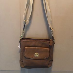 Leather Coach Crossbody Bag